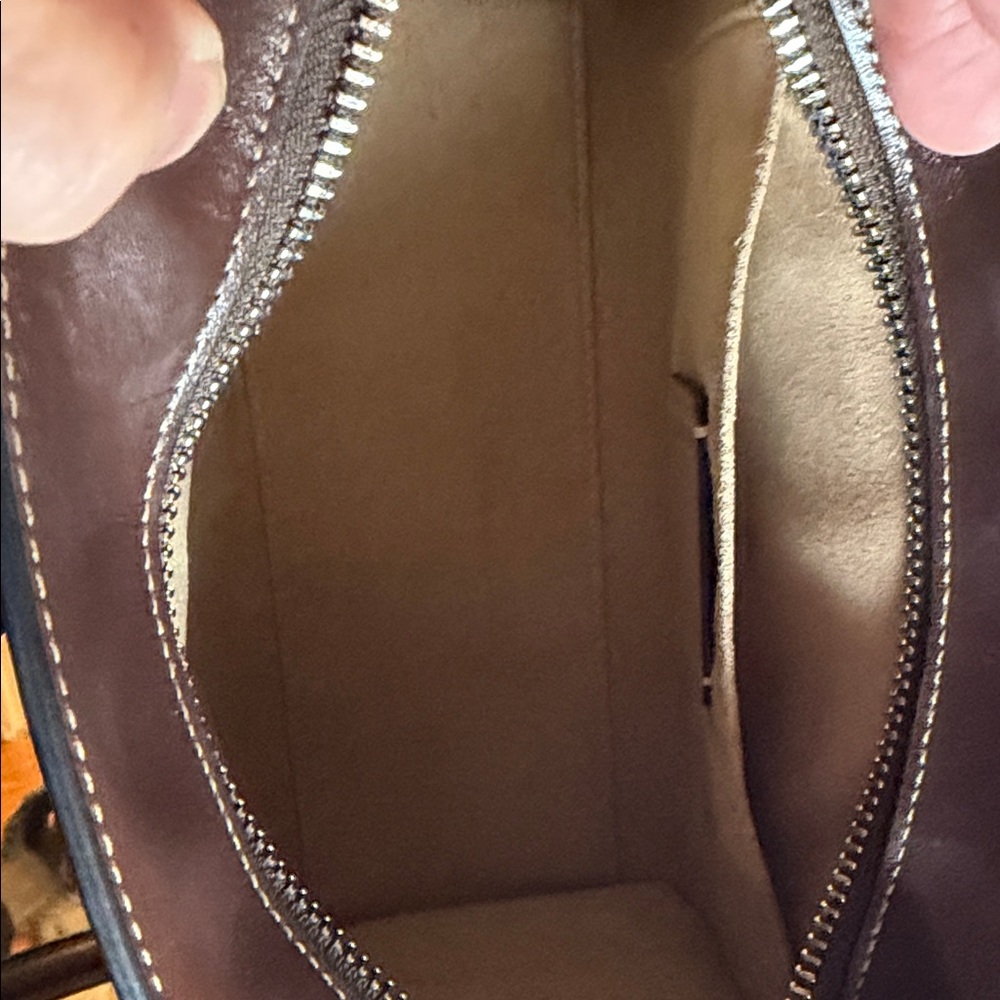 COACH Andrea Carryall Bag In Signature Jacquard CT766 Silver/Oak/Maple - Picture 9 of 13